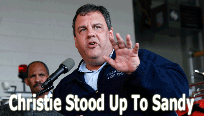 Chris Christie New Jersey Hurricane Sandy