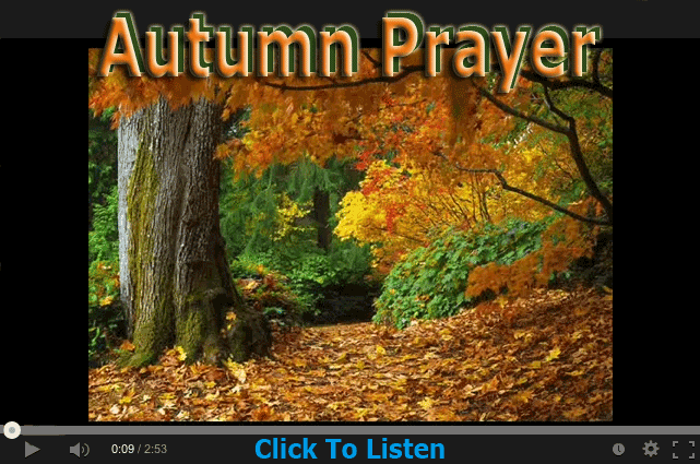 Autumn Prayer
