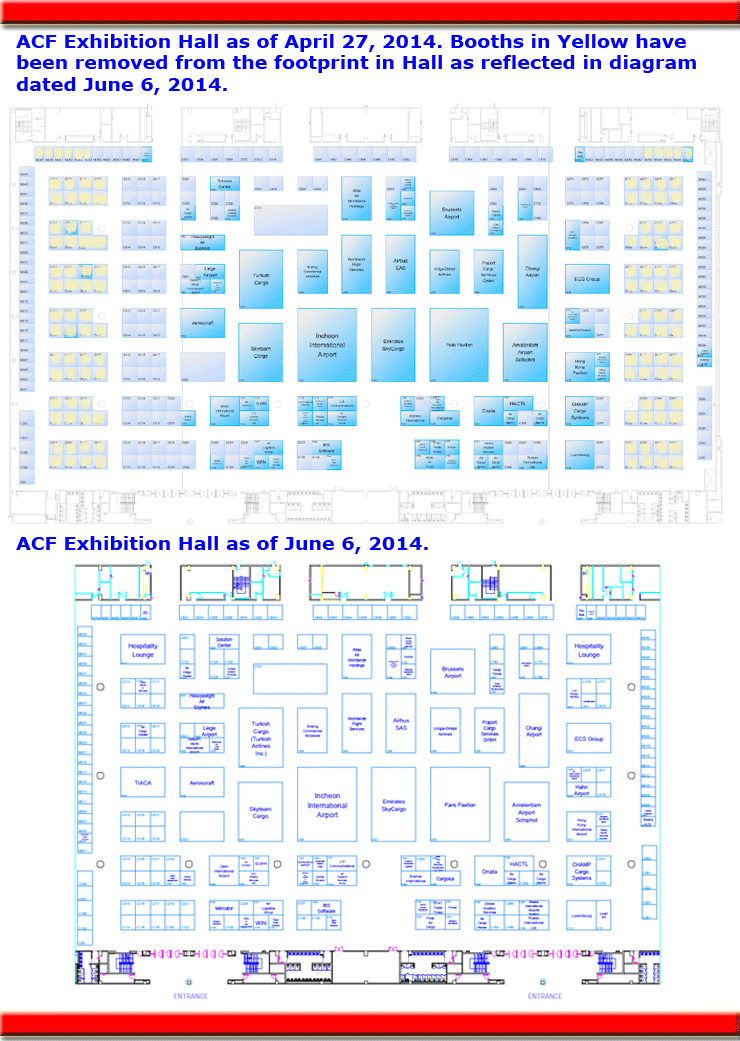 TIACA ACF Booth Layout