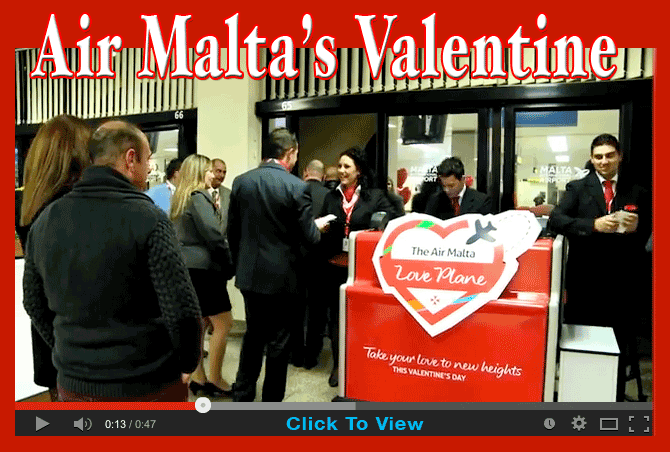 Air Malta's Valentine