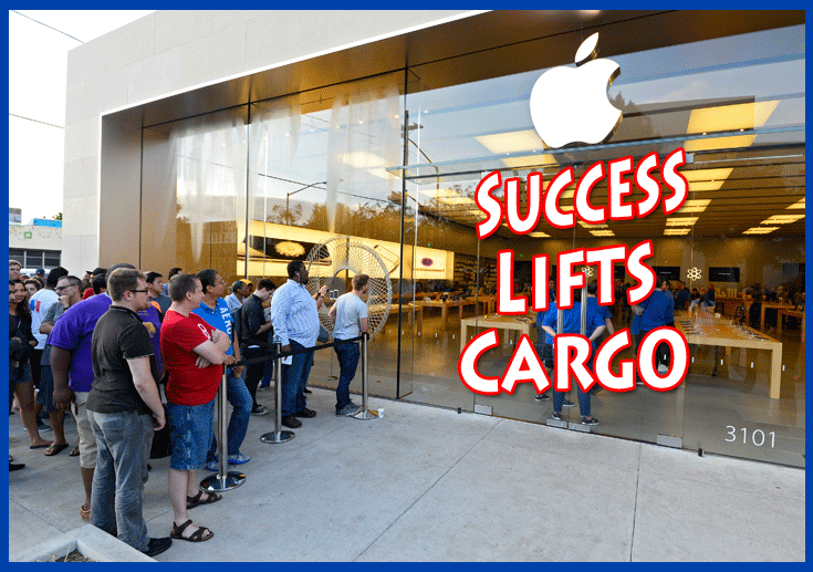 Apple Success Lifts Cargo