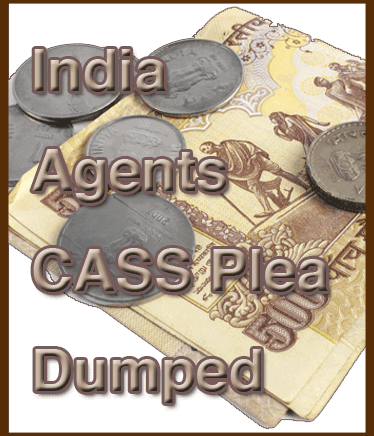 Inda Agents CASS Plea Dumped