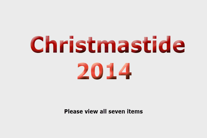 Christmastide 2014