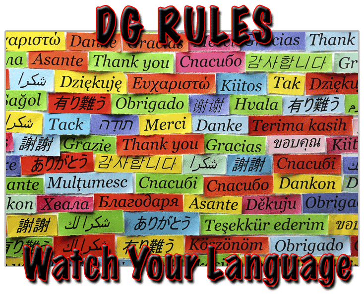DG Rules Watch Your Language