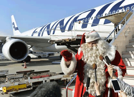 Finnair Santa