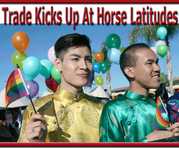 Trade Picks Up At Horse Latitudes