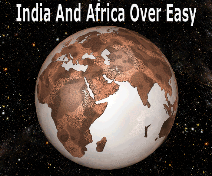 Inda And Africa Over