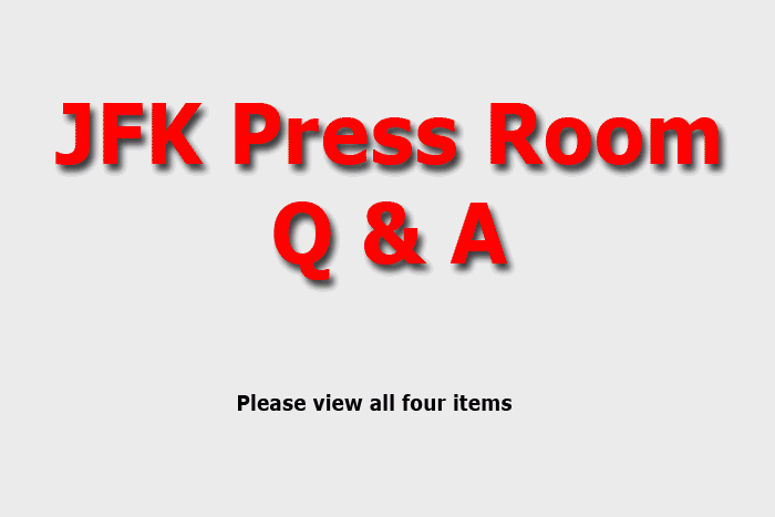Beatles JFK Press Room Interviews