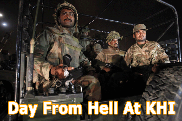 Karachi Army Troops