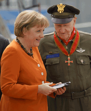 Angela Merkel and Gail Halverson