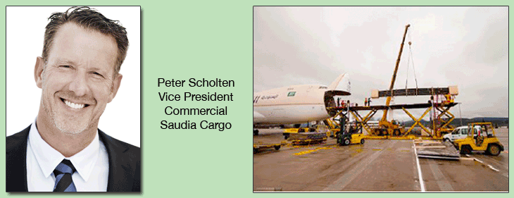 Peter Scholten Saudia Cargo Los Angeles Manchester China Ramadan