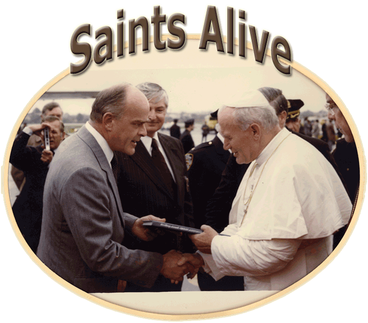 Tim Peirce and Pope John Paul