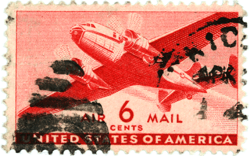 Old Air Mail Stamp