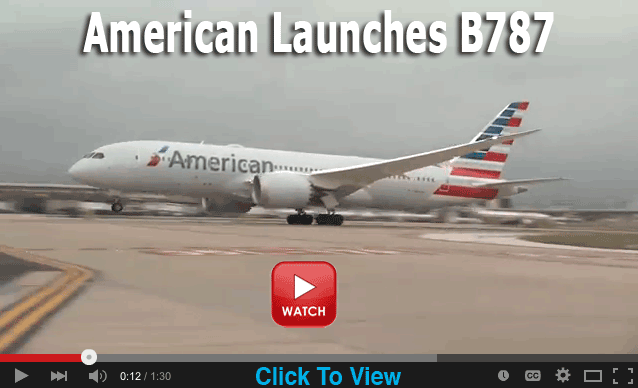 AA 787 Inaugural