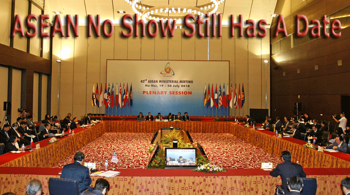 ASEAN No Show Still Has A Date