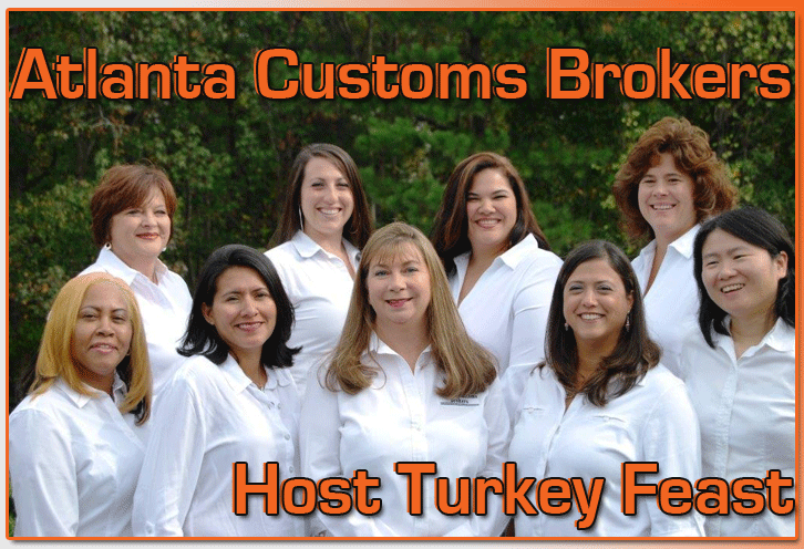 Atlanta Customs Brokers Host Turkey Feast