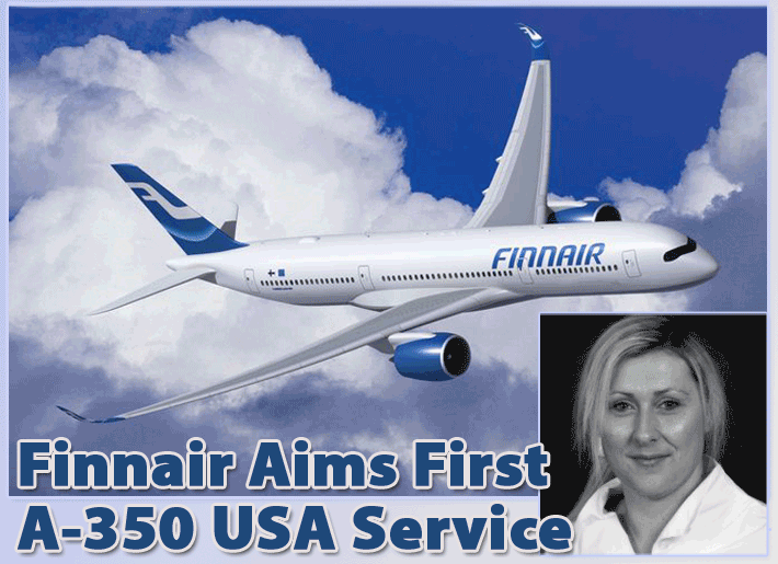 Finnair  Aims First A350 USA Service