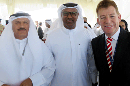 Khalifa Al Zaffin, Nabil Sultan and Paul Griffiths