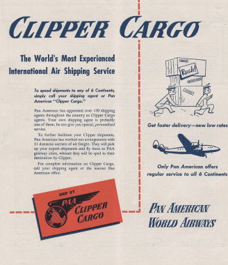 Pan American Cargo Ad