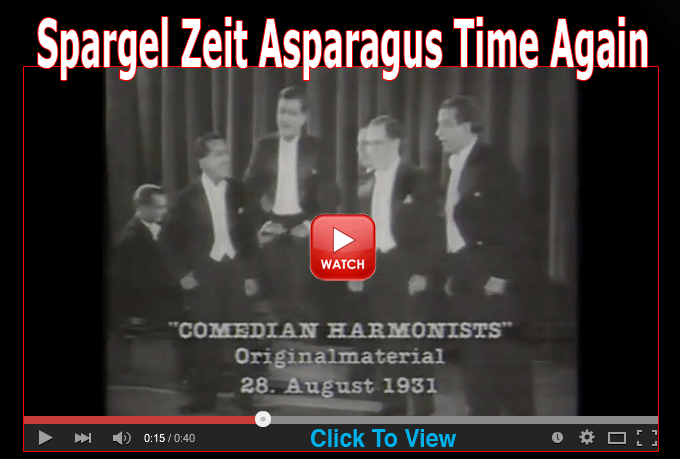 Spargel Zeit Asparagus Time Again