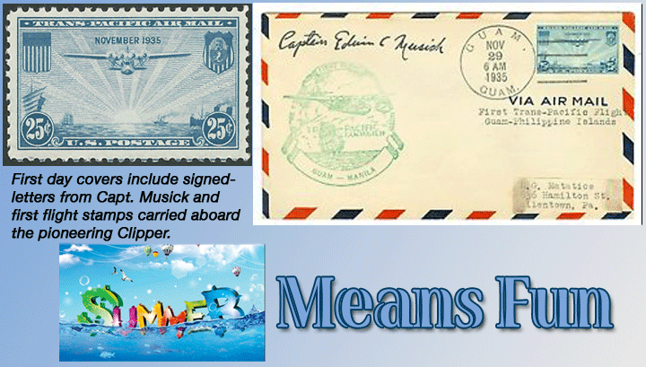 China Clipper first day covers