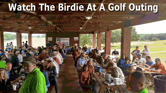 Watch The Birdie At A Golf Outing