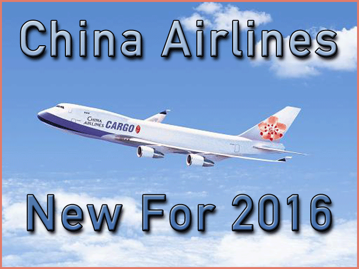 China Airlines New For 2016