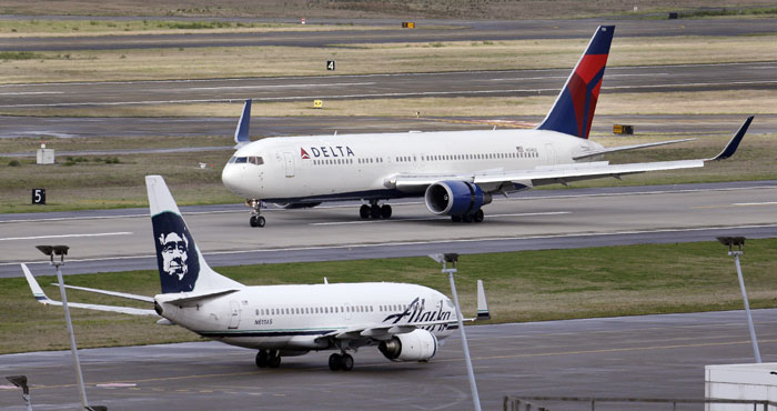 Delta And Alaska Airlines