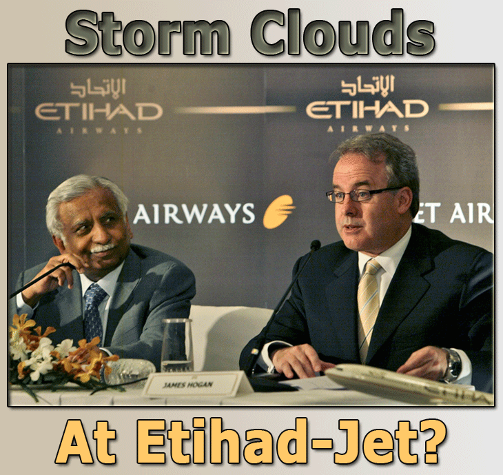 Storm Clouds At Etihad-Jet