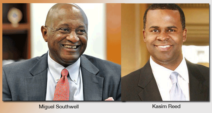 Miguel Southwell and Kasim Reed