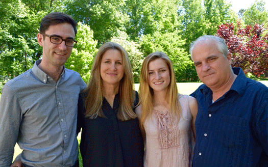 Ian Dohm, Sue Dohm, Zoe Dohm and Phil Dohm