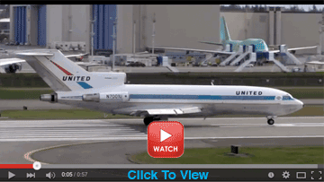 United b727 video