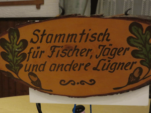 Table Sign