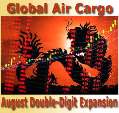 Global Air Cargo August Double Digit Expansion