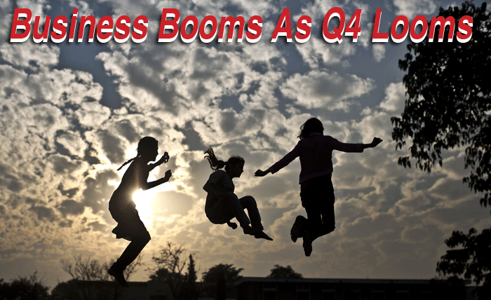 Businss Booms In Q4