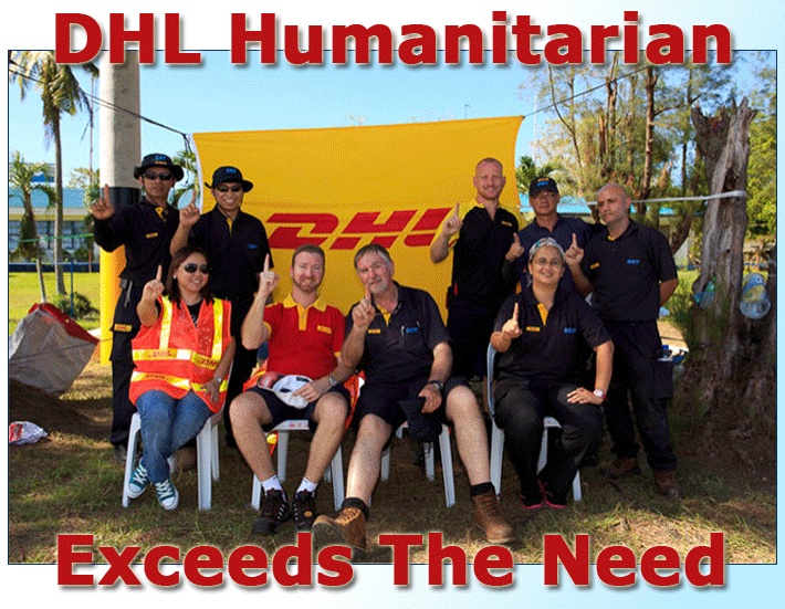 DHL Humanitarian Exceeds The Need