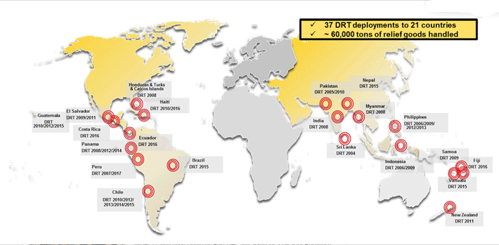 DRT Deployment Map