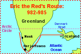 Eric The Red's Map