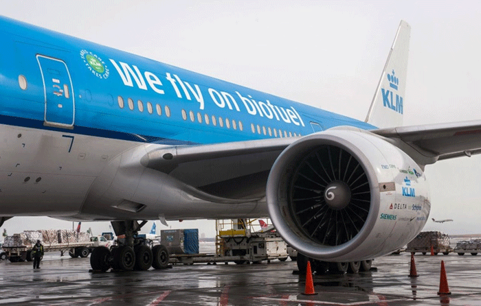 KLM Biofuel Aircraft