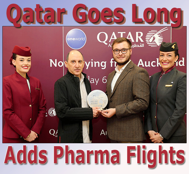 Qatar Goes Long Grows Pharma Flights