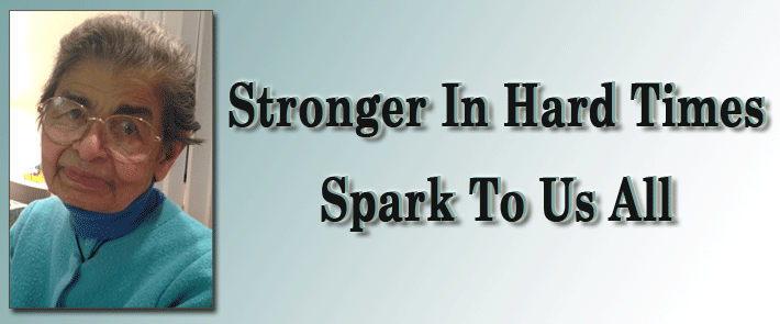 Stronger In Hard Times Spark To Us All