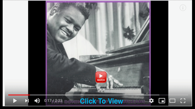 Fats Domino Blue Monday