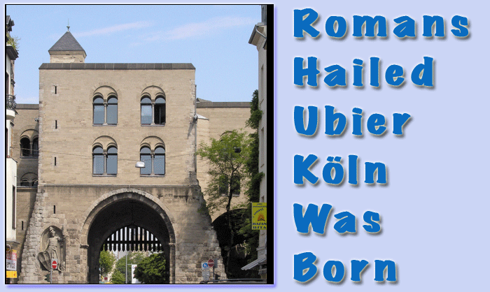Romans Hailed Ubier Cologne Was Born