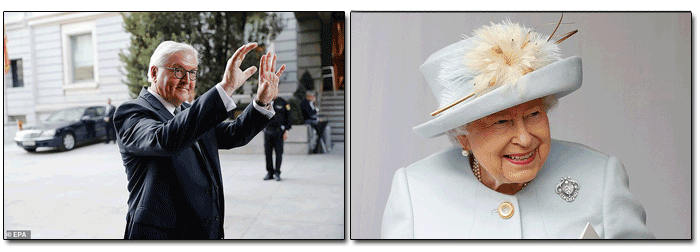 Frank-Walter Steinmeier and Queen Elizabeth