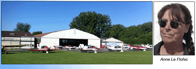 Anne Le Flohic and Bernay AeroClub