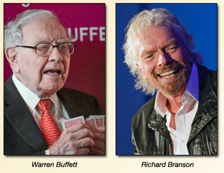 Warren Buffett and Richard Branson