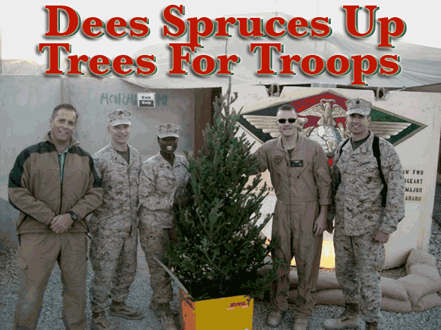 Christmas Trees for Troops