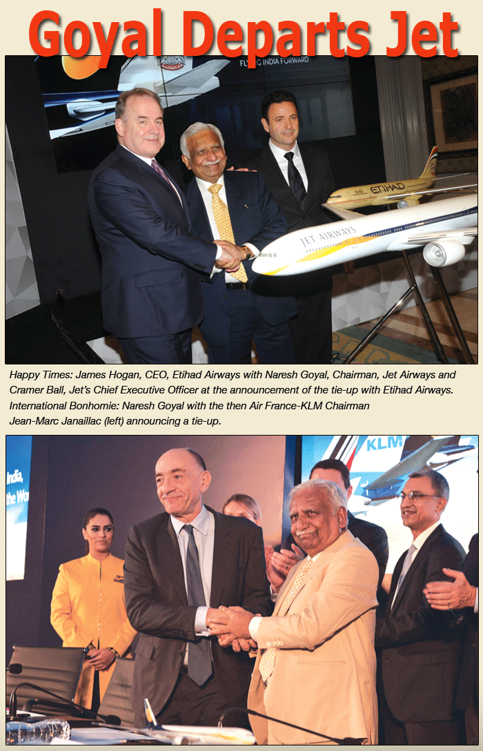 Jim Hogan, Naresh Goyal and Jen-Marc Janaillac