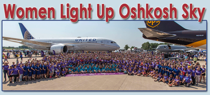 Women Light Up Oshkosh Sky