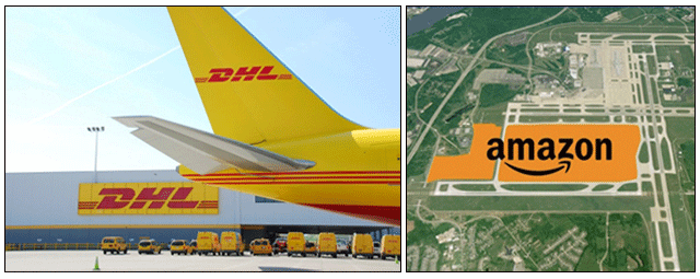 DHL and Amazon at CVG